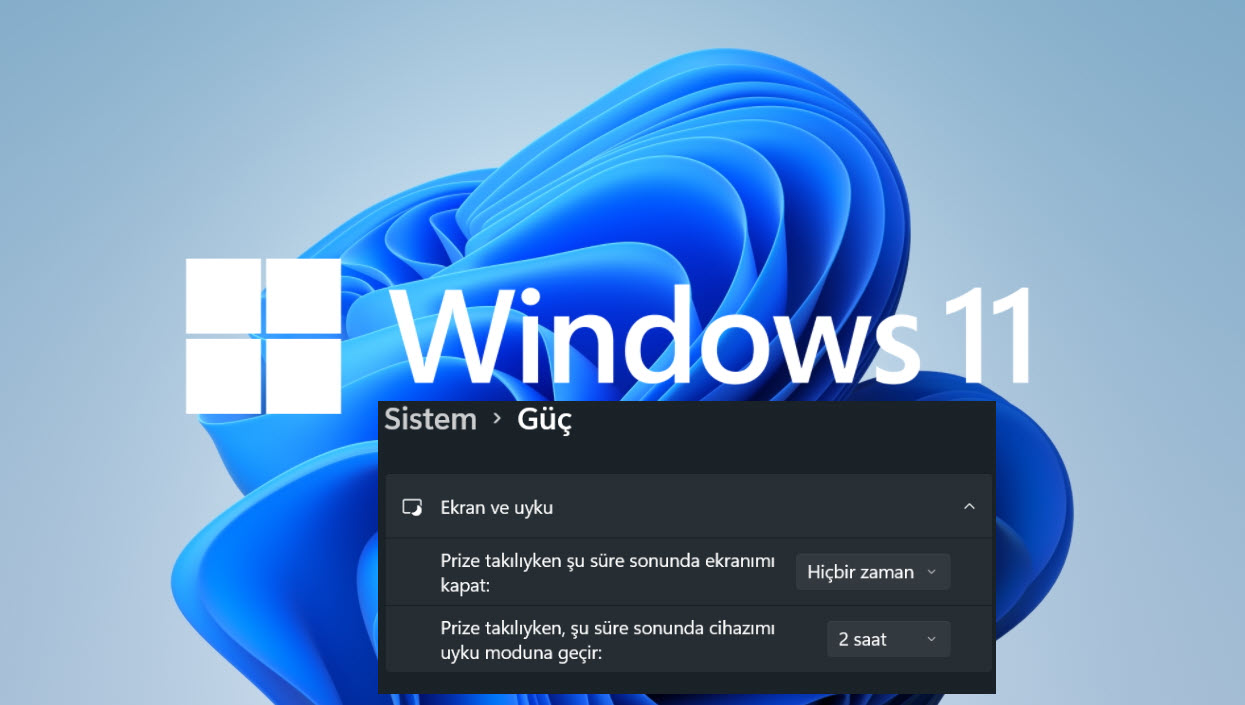 Windows 11 Ekrani Kapatma Ve Uyku Modu Suresi 7