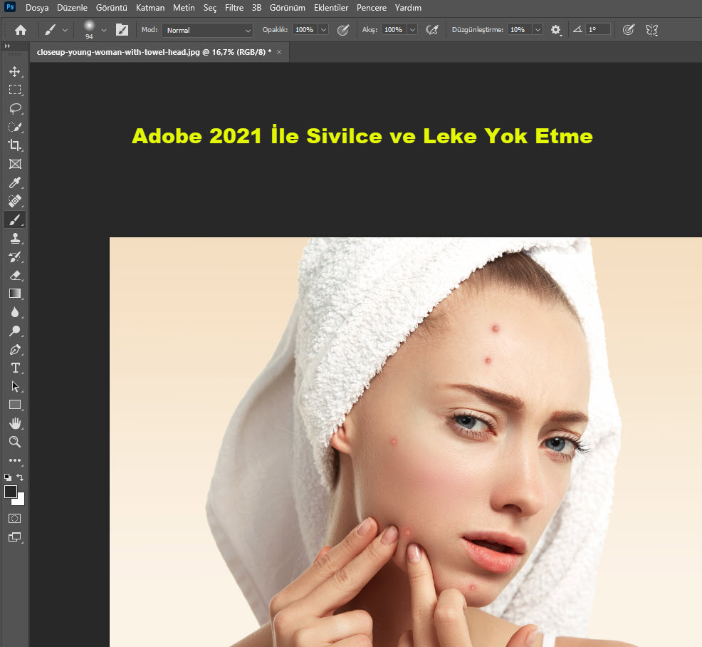 Adobe 2021 Ile Sivilce Ve Leke Yok Etme 11