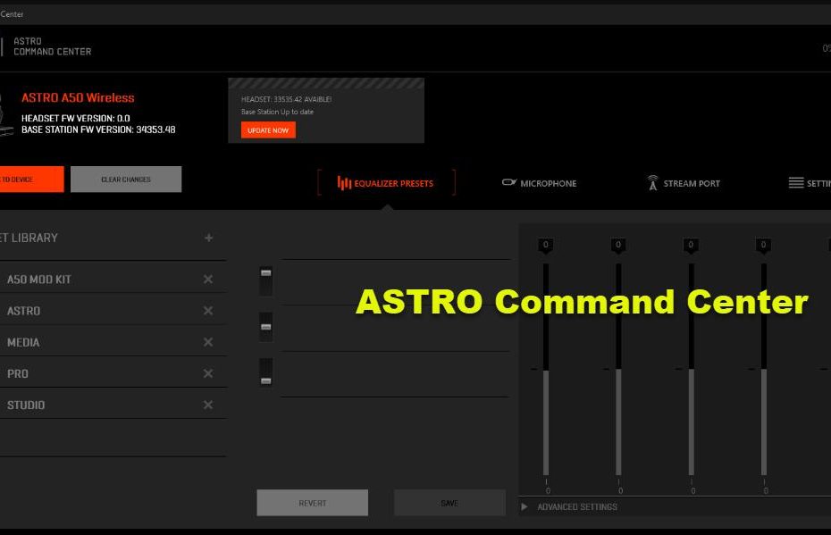 Astro Command Center 85