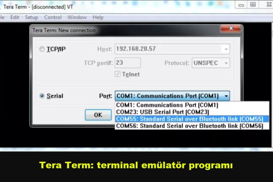 Tera Term Terminal Emulator Programi 1