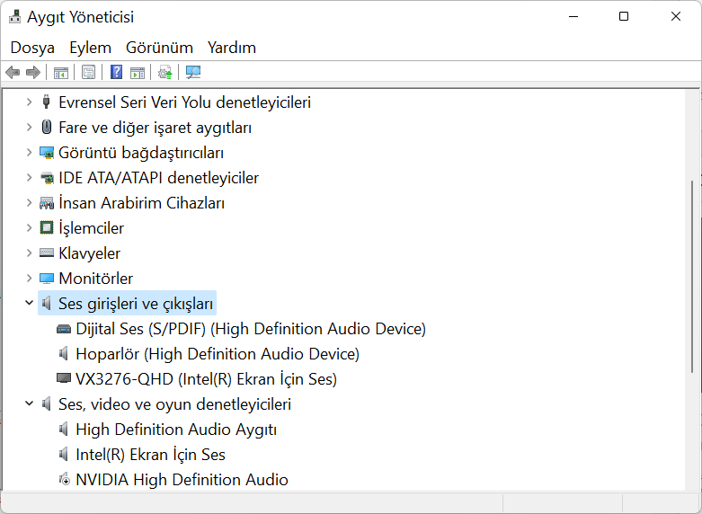 Mikrofon Bozuldu Windows11 19