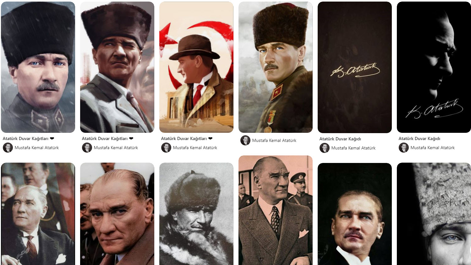 Atatürk Duvar Kağıdı (94 Adet) Koleksiyonu İndir (Full HQ 2022-2023)