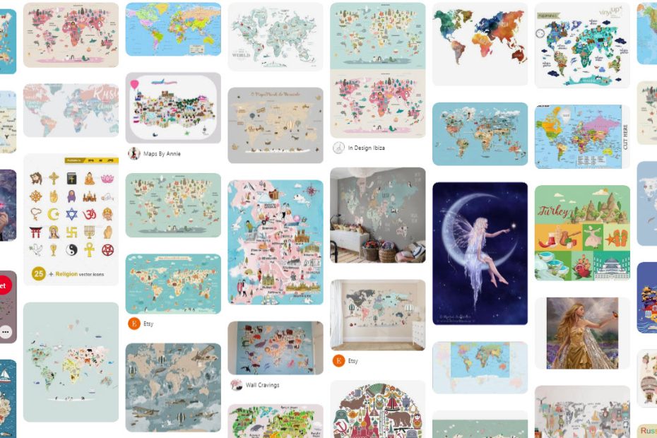 Dünya Haritası Duvar Kağıdı Koleksiyonu