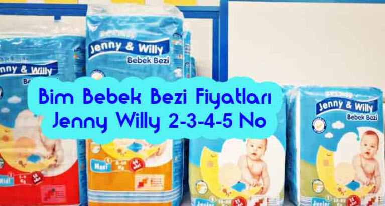 Bim Bebek Bezi Fiyatları 2022 Jenny Willy, 2-3-4-5 No