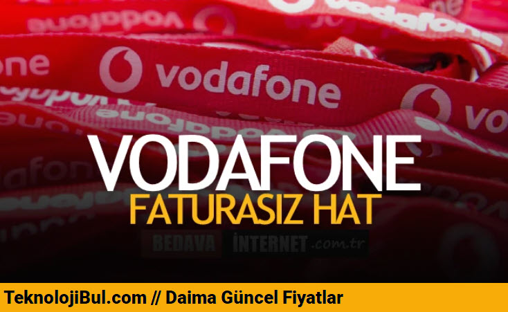 Vodafone Faturasız Hat Fiyatları
