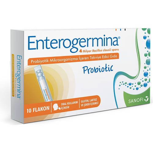 Enterogermina Takviye Edici Gıda 50 ml ( 5 ml x 10 Flakon ) Fiyatı