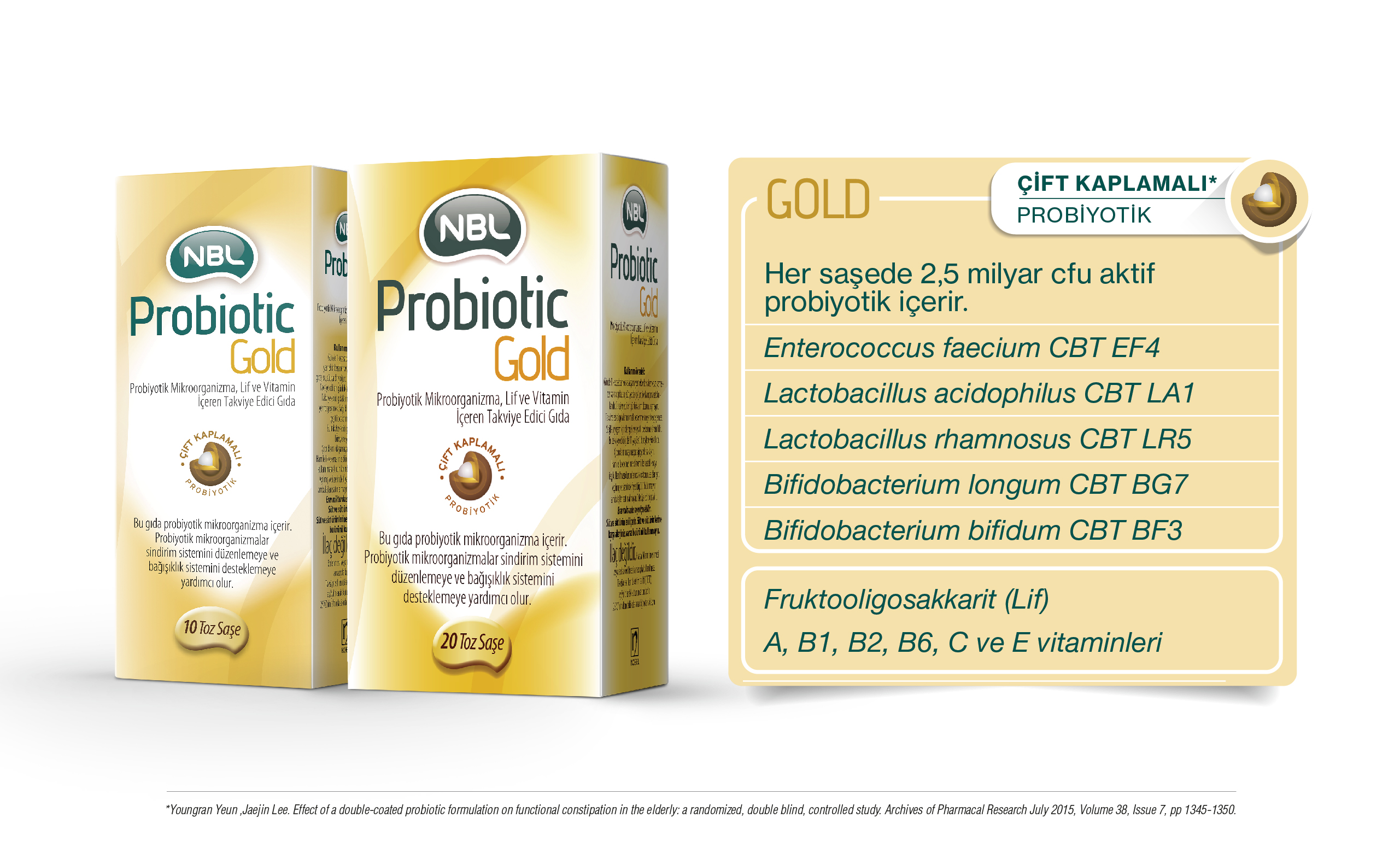 NBL Türkiye - NBL Probiotic Gold Bağırsak Destekleyici Probiyotik