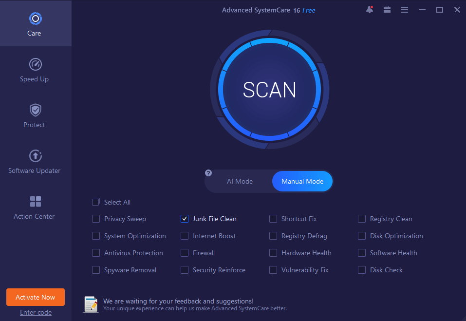 Advanced SystemCare Free Download, Speed up with Advanced SystemCare - IObit