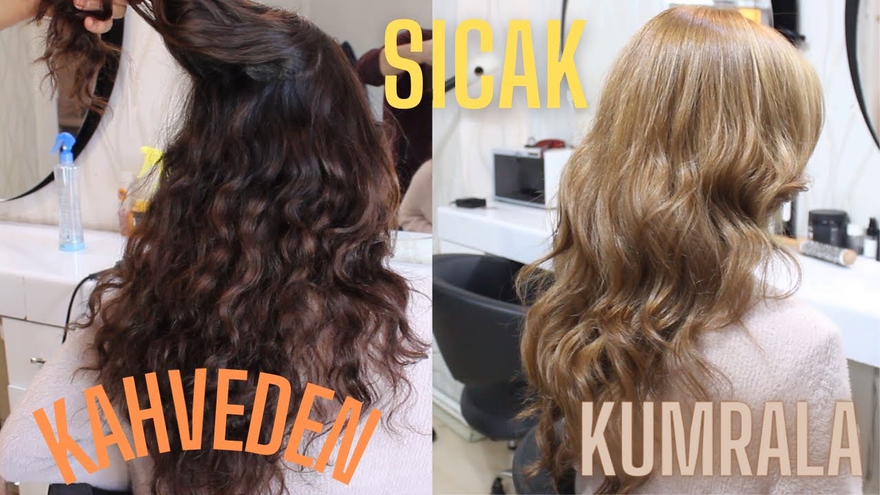 saç açma işlemi nasıl yapılır 🤔 20 volüm oksidan saçı ne kadar açar🤔  kuaförden yakmadan saç açama😉 - YouTube