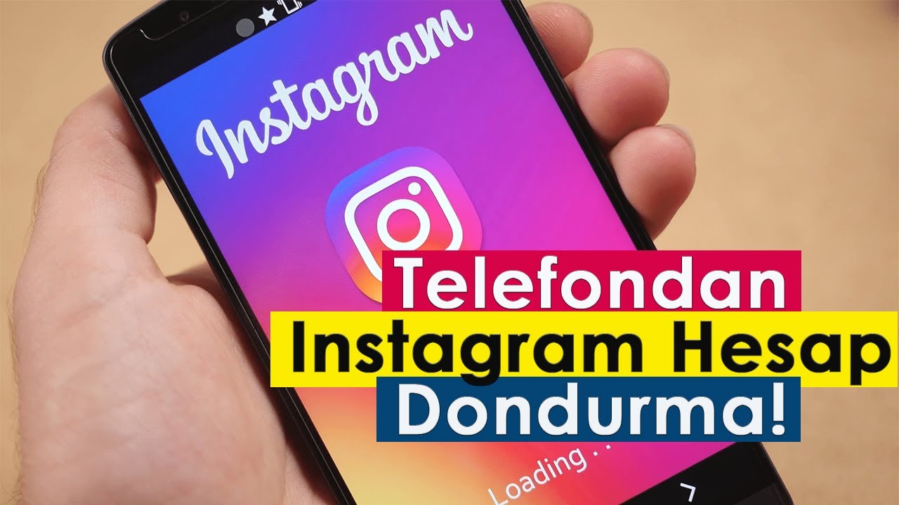 Telefondan Instagram Hesabı Dondurma | En Basit Yöntem!!! - YouTube