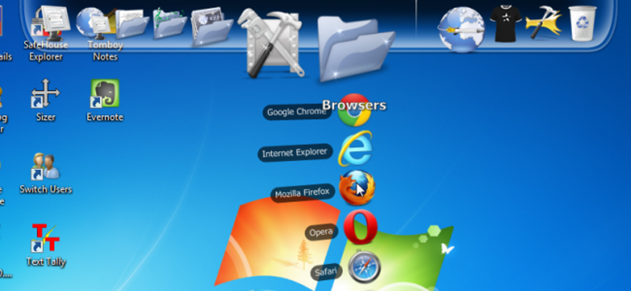Add a Customizable, Free Application Launcher to your Windows Desktop