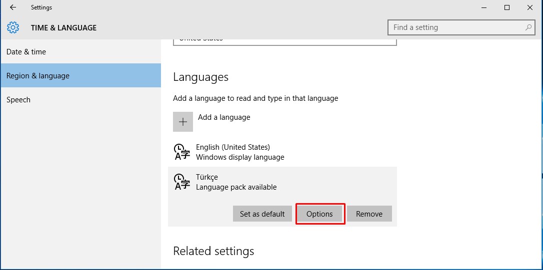 Windows 10 Türkçe Dil Paketi Yükleme » TechWorm