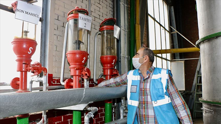 Eskişehir Şeker Fabrikası günlük 50 bin litre etil alkol üretiyor
