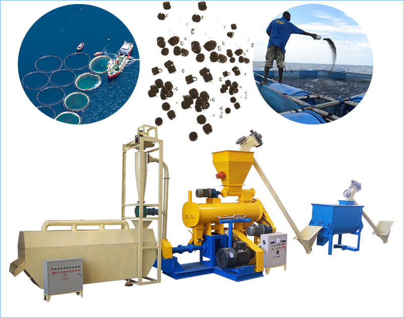 Qualified Fish Feed Extruders and Feed Production Line by Expert  Manufacturer | Fish Feed Production Line with Capacity of 300-400kg/h