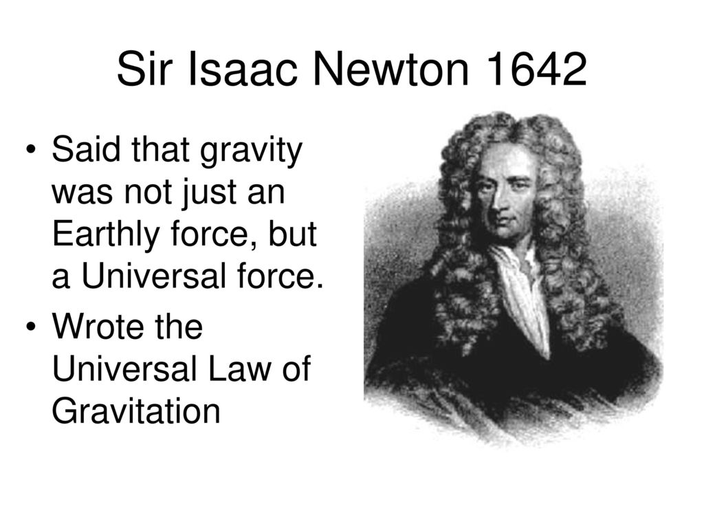 Newton's Universal Law of Gravitation - ppt download