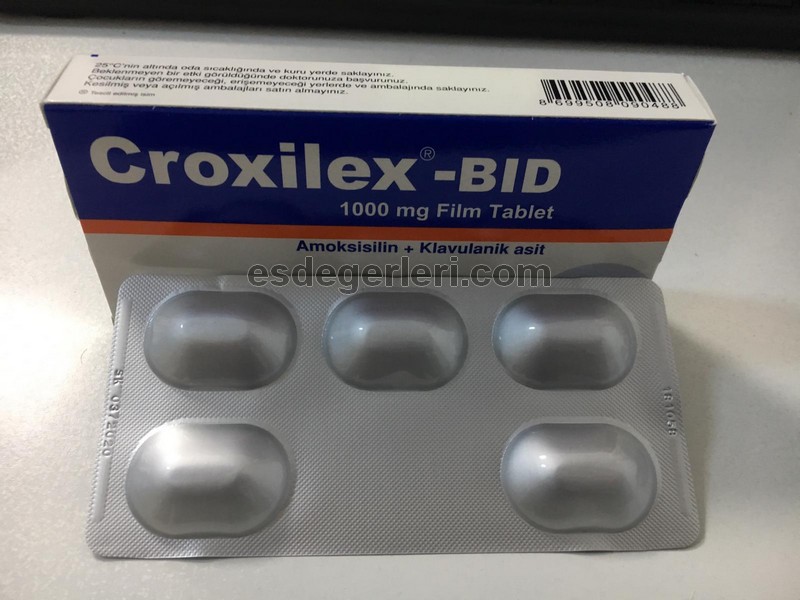 Croxilex 1000 mg Tablet Eşdeğerleri - İlaç Muadili Eşdeğerleri