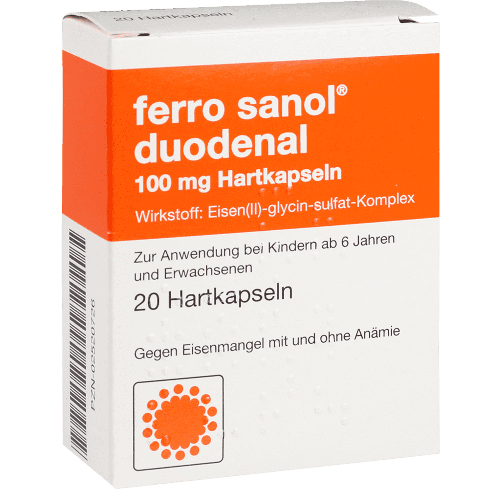 satın almak ferro sanol duodenal 100mg Hartkapseln en Carré Apotheke