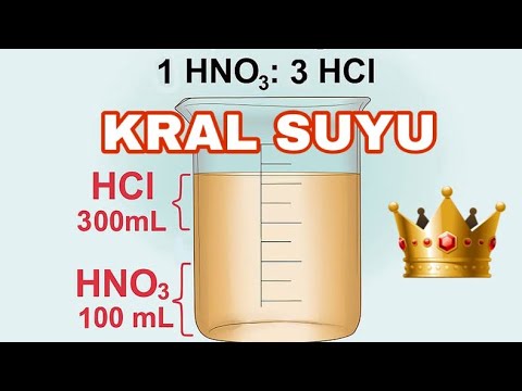 Kral suyu nasıl hazırlanır? (Aqua regia)kral suyu hazırlanışı. Kral suyu  nedir? Kezzap,HNO3, zuhurat - YouTube