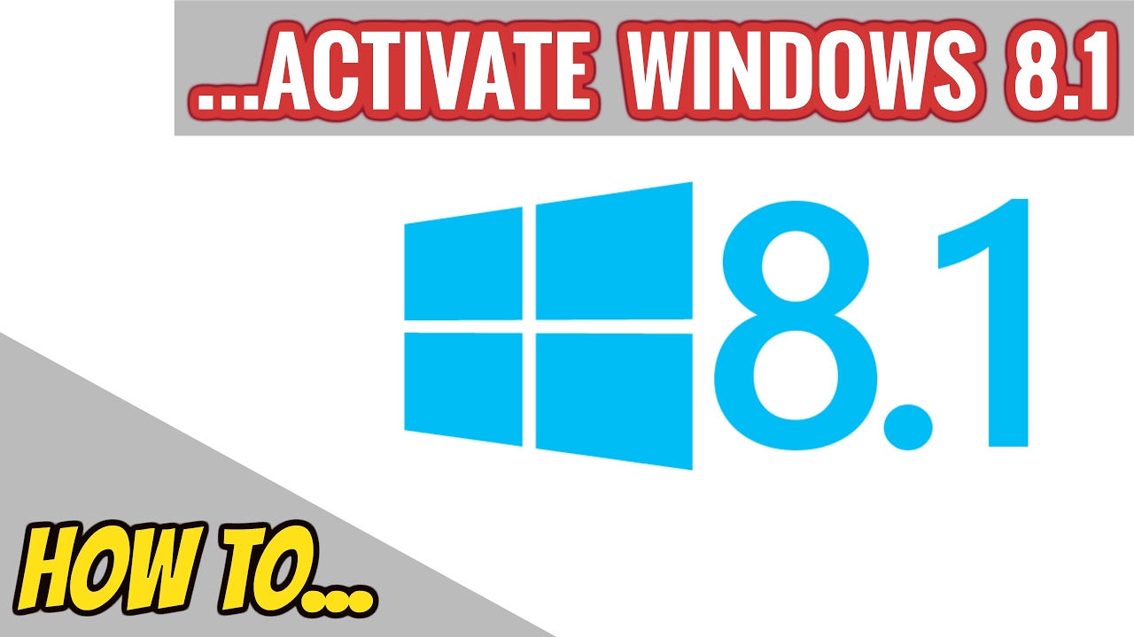 How to Activate Windows 8.1 - Windows Activation (STILL WORKS IN 2021) -  YouTube