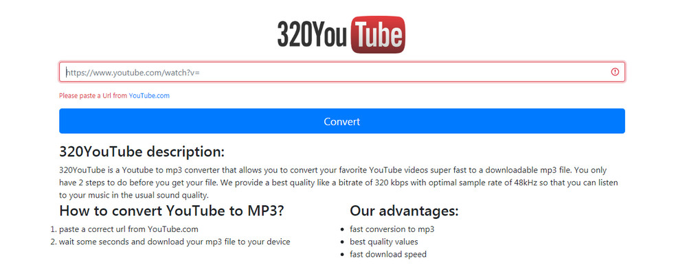 Safe convert YouTube to MP3 