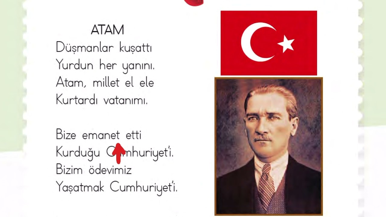10 Kasım Şiiri /Atatürk ile ilgili şiirler Atam Şiiri - YouTube