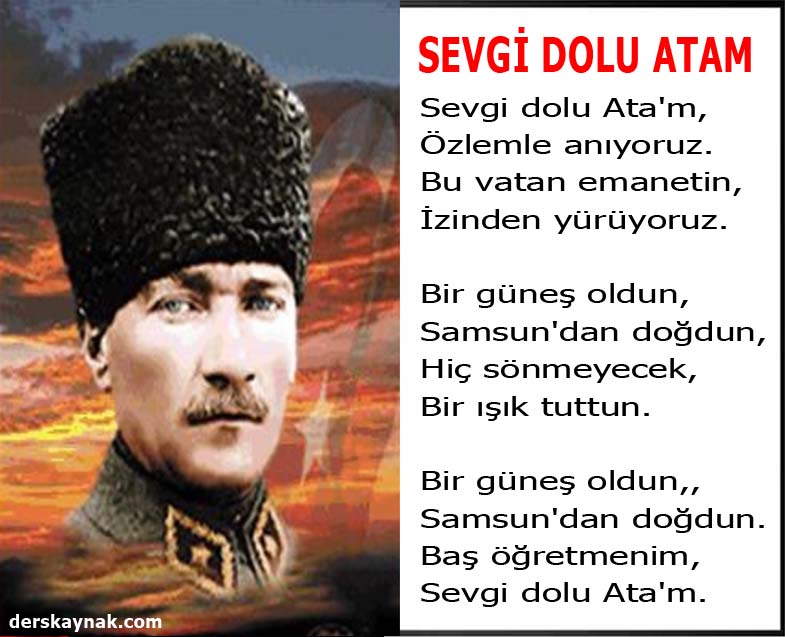 En Güzel Atatürk Şiirleri | İlkokul, Ortaokul, Lise