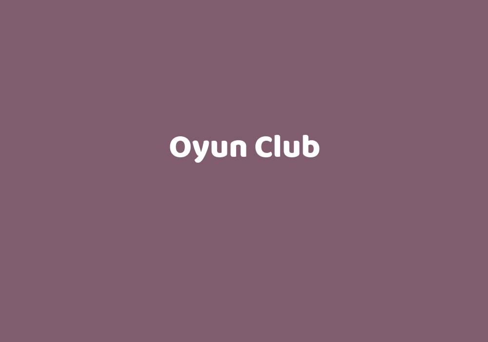 Oyun Club